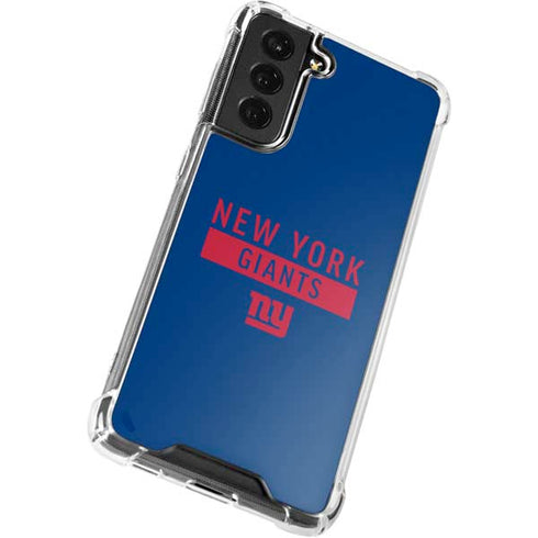 NFL New York Giants Blue Performance Series Galaxy S22 Clear Case