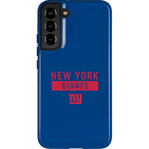 NFL New York Giants Blue Performance Series Galaxy S22 Plus Pro Case