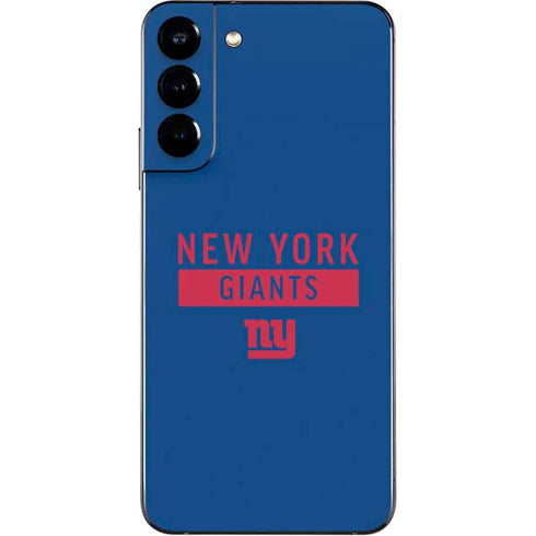 NFL New York Giants Blue Performance Series Galaxy S22 Plus Skin