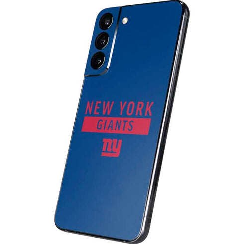 NFL New York Giants Blue Performance Series Galaxy S22 Plus Skin