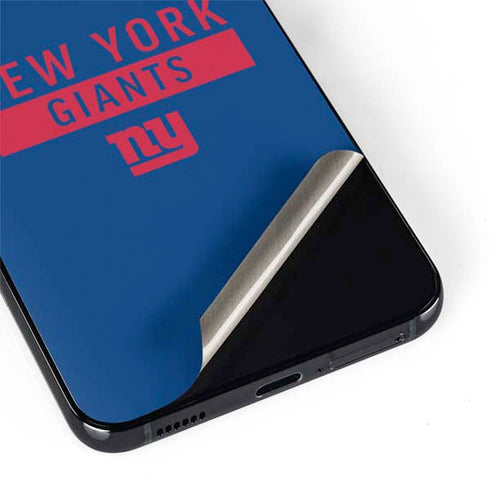 NFL New York Giants Blue Performance Series Galaxy S22 Plus Skin
