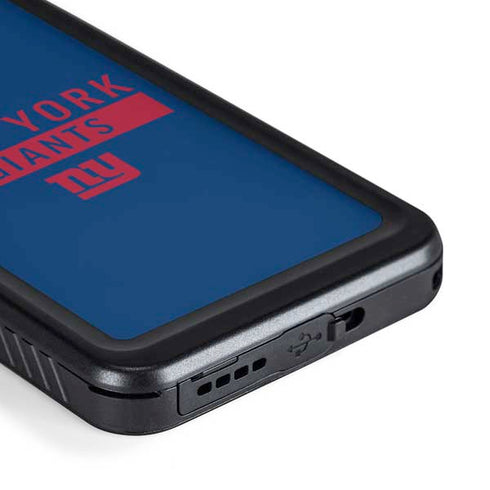 NFL New York Giants Blue Performance Series Galaxy S23 Plus Waterproof Case