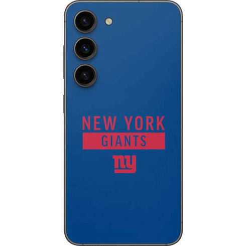 NFL New York Giants Blue Performance Series Galaxy S23 Skin