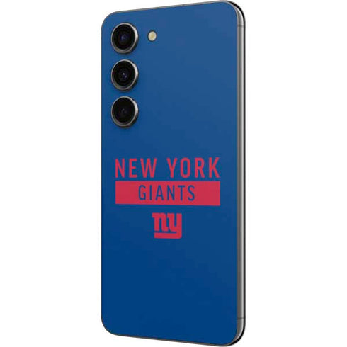 NFL New York Giants Blue Performance Series Galaxy S23 Skin