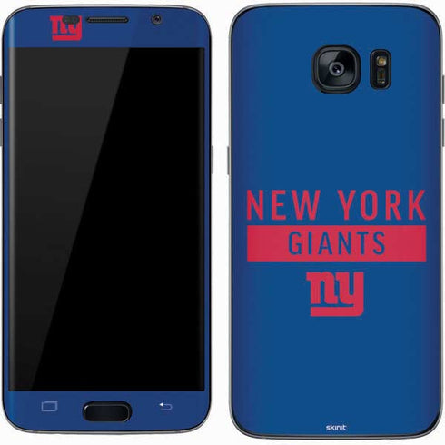 NFL New York Giants Blue Performance Series Galaxy S7 Skin