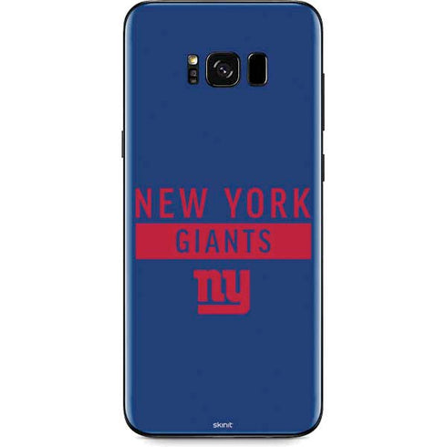 NFL New York Giants Blue Performance Series Galaxy S8 Plus Skin