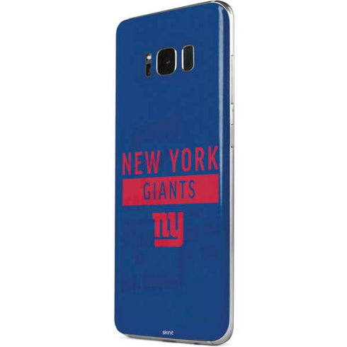 NFL New York Giants Blue Performance Series Galaxy S8 Skin