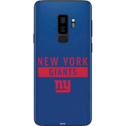 NFL New York Giants Blue Performance Series Galaxy S9 Plus Skin