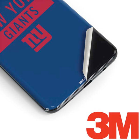 NFL New York Giants Blue Performance Series Galaxy S9 Plus Skin