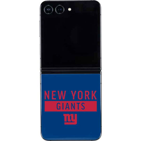 NFL New York Giants Blue Performance Series Galaxy Z Flip5 5G Skin