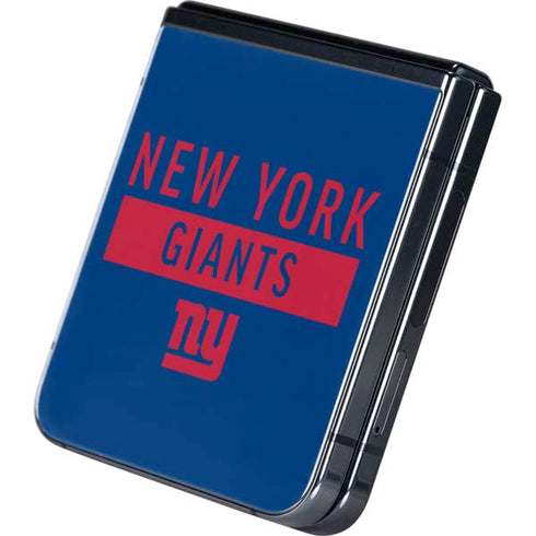 NFL New York Giants Blue Performance Series Galaxy Z Flip5 5G Skin