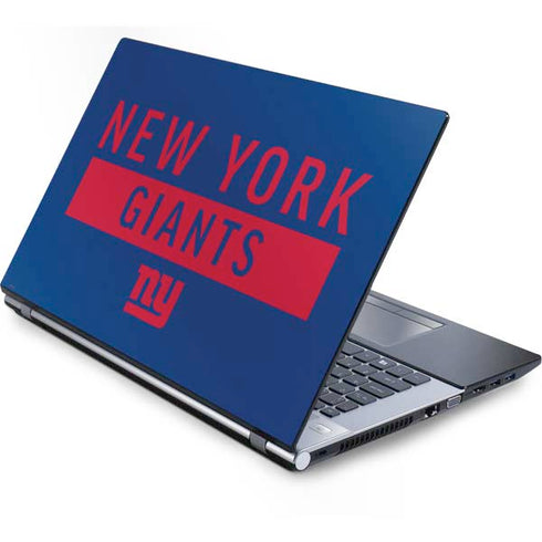 NFL New York Giants Blue Performance Series Generic Laptop Skin