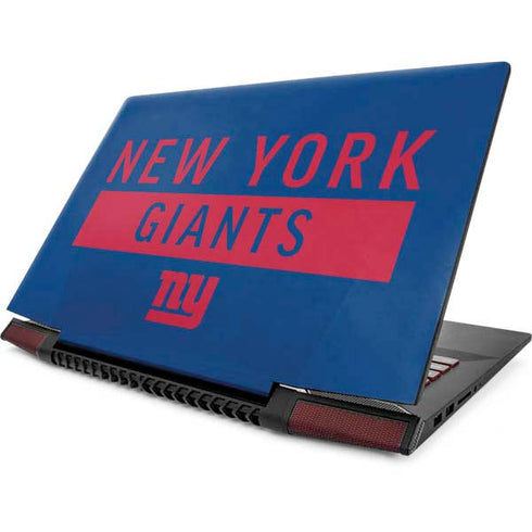 NFL New York Giants Blue Performance Series Lenovo IdeaPad Skin