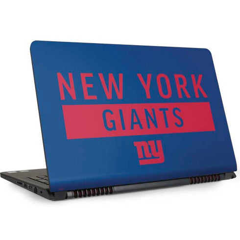 NFL New York Giants Blue Performance Series Dell Inspiron Skin