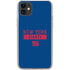 NFL New York Giants Blue Performance Series iPhone 11 Clear Case