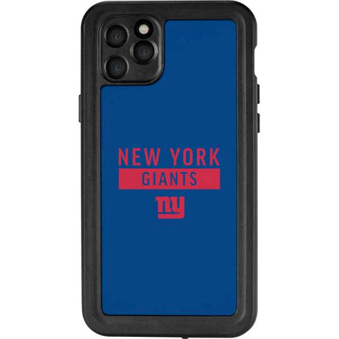NFL New York Giants Blue Performance Series iPhone 11 Pro Max Waterproof Case