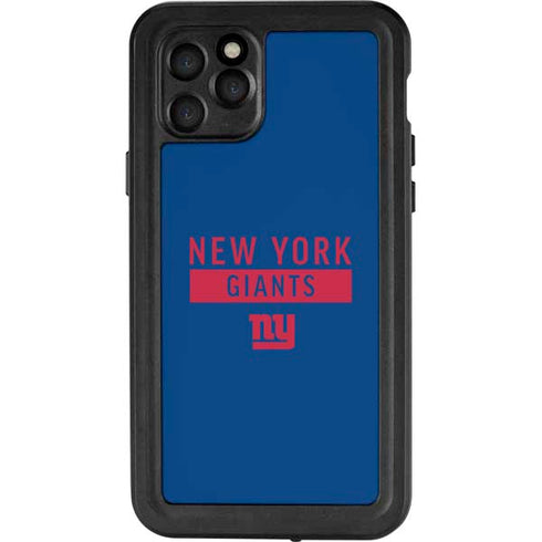 NFL New York Giants Blue Performance Series iPhone 11 Pro Waterproof Case