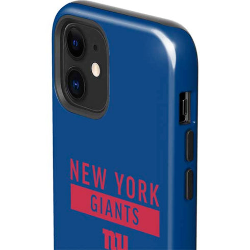 NFL New York Giants Blue Performance Series iPhone 12 Impact Case