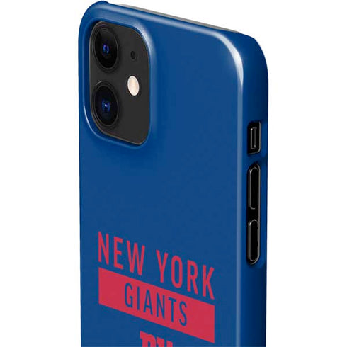NFL New York Giants Blue Performance Series iPhone 12 Mini Lite Case