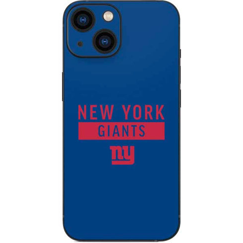 NFL New York Giants Blue Performance Series iPhone 13 Mini Skin