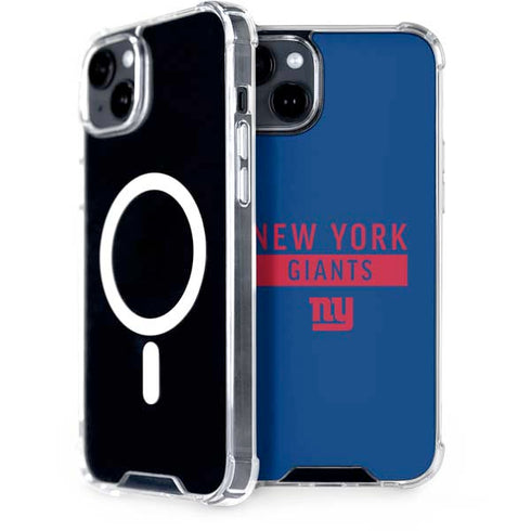 NFL New York Giants Blue Performance Series iPhone 15 Plus MagSafe Case