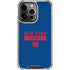 NFL New York Giants Blue Performance Series iPhone 14 Pro Clear Case