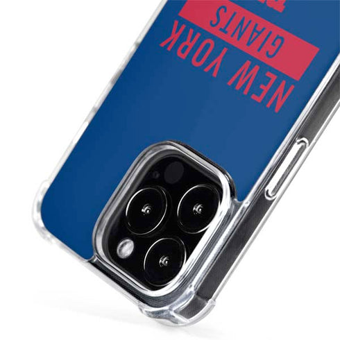 NFL New York Giants Blue Performance Series iPhone 15 Pro MagSafe Case