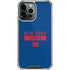 NFL New York Giants Blue Performance Series iPhone 15 Pro Max Clear Case