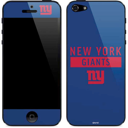 NFL New York Giants Blue Performance Series iPhone 5/5s/5SE Skin