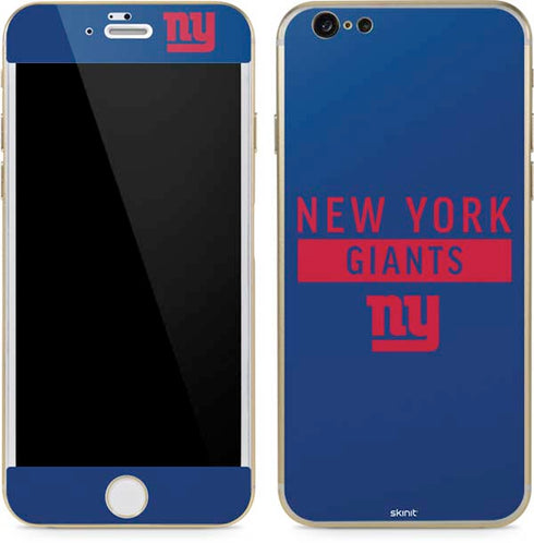 NFL New York Giants Blue Performance Series iPhone 6/6s Skin