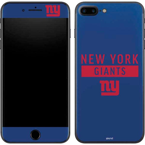 NFL New York Giants Blue Performance Series iPhone 8 Plus Skin
