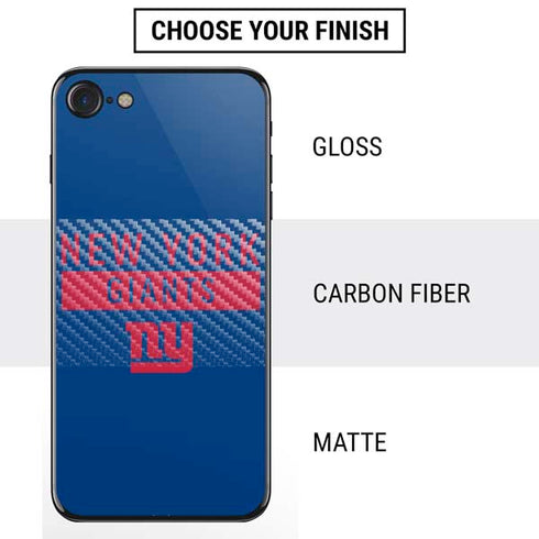 NFL New York Giants Blue Performance Series iPhone SE (2nd & 3rd Gen) Skin
