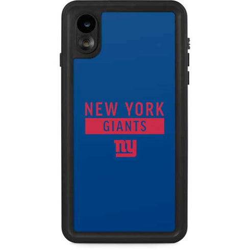 NFL New York Giants Blue Performance Series iPhone XR Waterproof Case