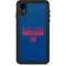 NFL New York Giants Blue Performance Series iPhone XR Waterproof Case