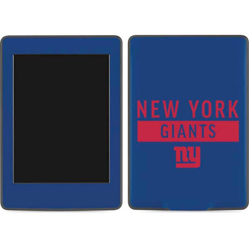 NFL New York Giants Blue Performance Series Amazon Kindle Skin