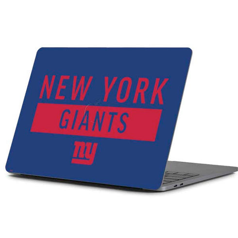 NFL New York Giants Blue Performance Series Apple MacBook Pro 13-inch Skin