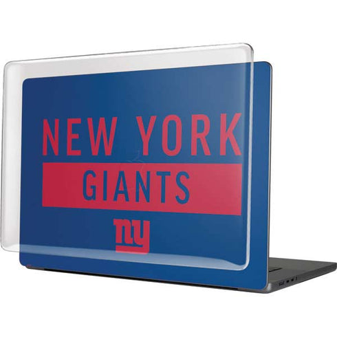 NFL New York Giants Blue Performance Series MacBook Pro 16in (2021-25) Case plus Skin