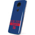 NFL New York Giants Blue Performance Series Moto E5 Plus Skin
