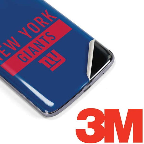 NFL New York Giants Blue Performance Series Moto E5 Plus Skin