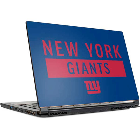 NFL New York Giants Blue Performance Series MSI GS65 Stealth Laptop Skin