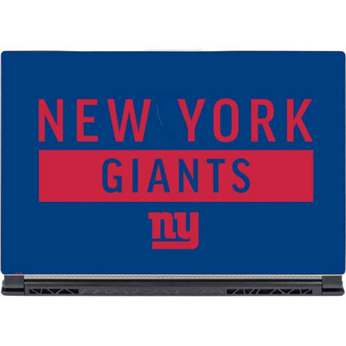 NFL New York Giants Blue Performance Series MSI GS65 Stealth Laptop Skin