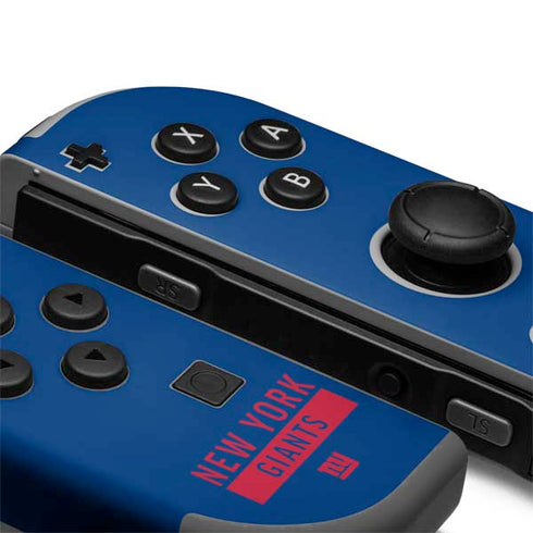NFL New York Giants Blue Performance Series Nintendo Joy-Con (L/R) Controller Skin