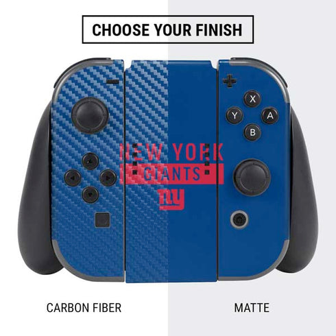 NFL New York Giants Blue Performance Series Nintendo Switch Bundle Skin