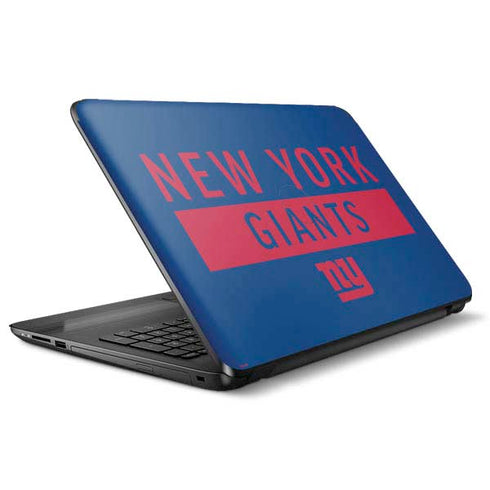 NFL New York Giants Blue Performance Series HP Notebook Skin