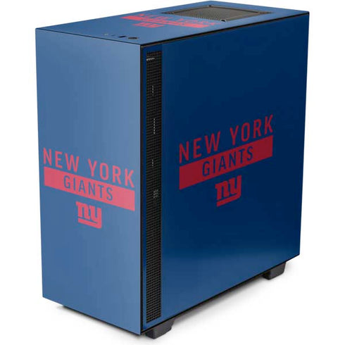 NFL New York Giants Blue Performance Series NZXT H510 Compact ATX Mid-Tower Case Skin