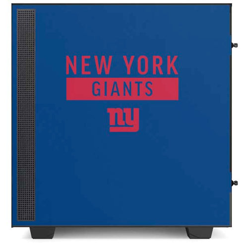 NFL New York Giants Blue Performance Series NZXT H510 Compact ATX Mid-Tower Case Skin
