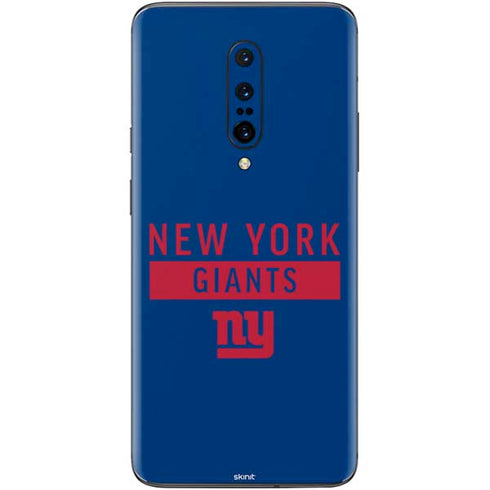 NFL New York Giants Blue Performance Series OnePlus 7 Pro Skin