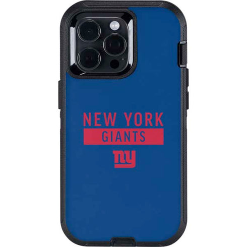 NFL New York Giants Blue Performance Series Otterbox Defender iPhone Skin