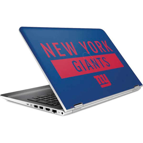 NFL New York Giants Blue Performance Series HP Pavilion Skin