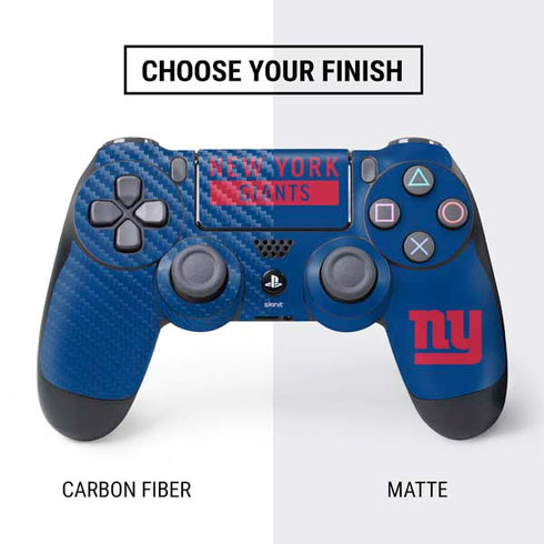 NFL New York Giants Blue Performance Series PS4 Controller Skin